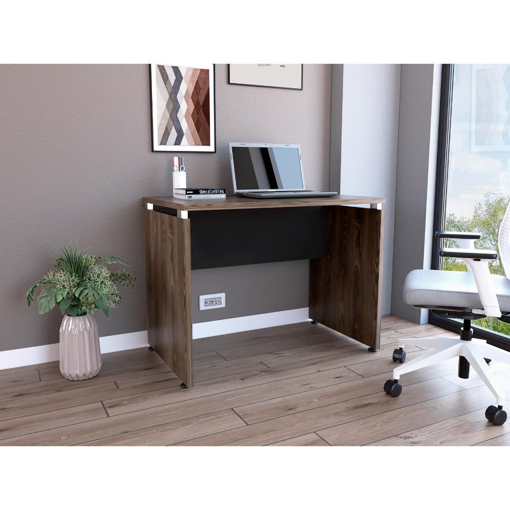 Mesa Escritorio Vilux Home Office Wengue Coñac