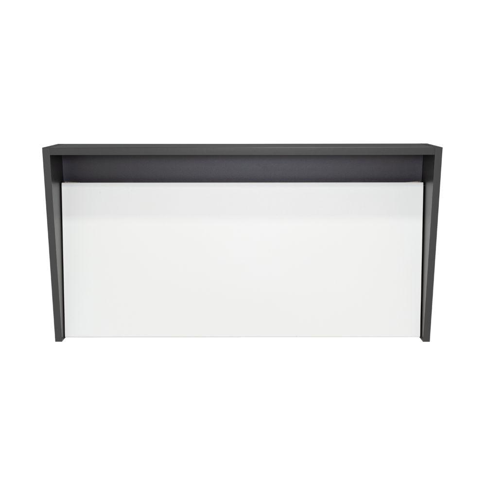 Escritorio Colgante Lucci Plata Y Blanco
