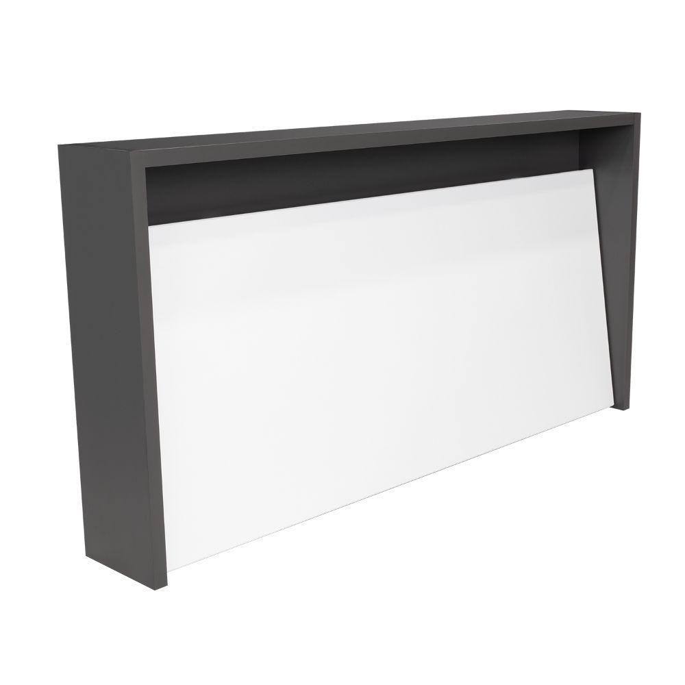 Escritorio Colgante Lucci Plata Y Blanco