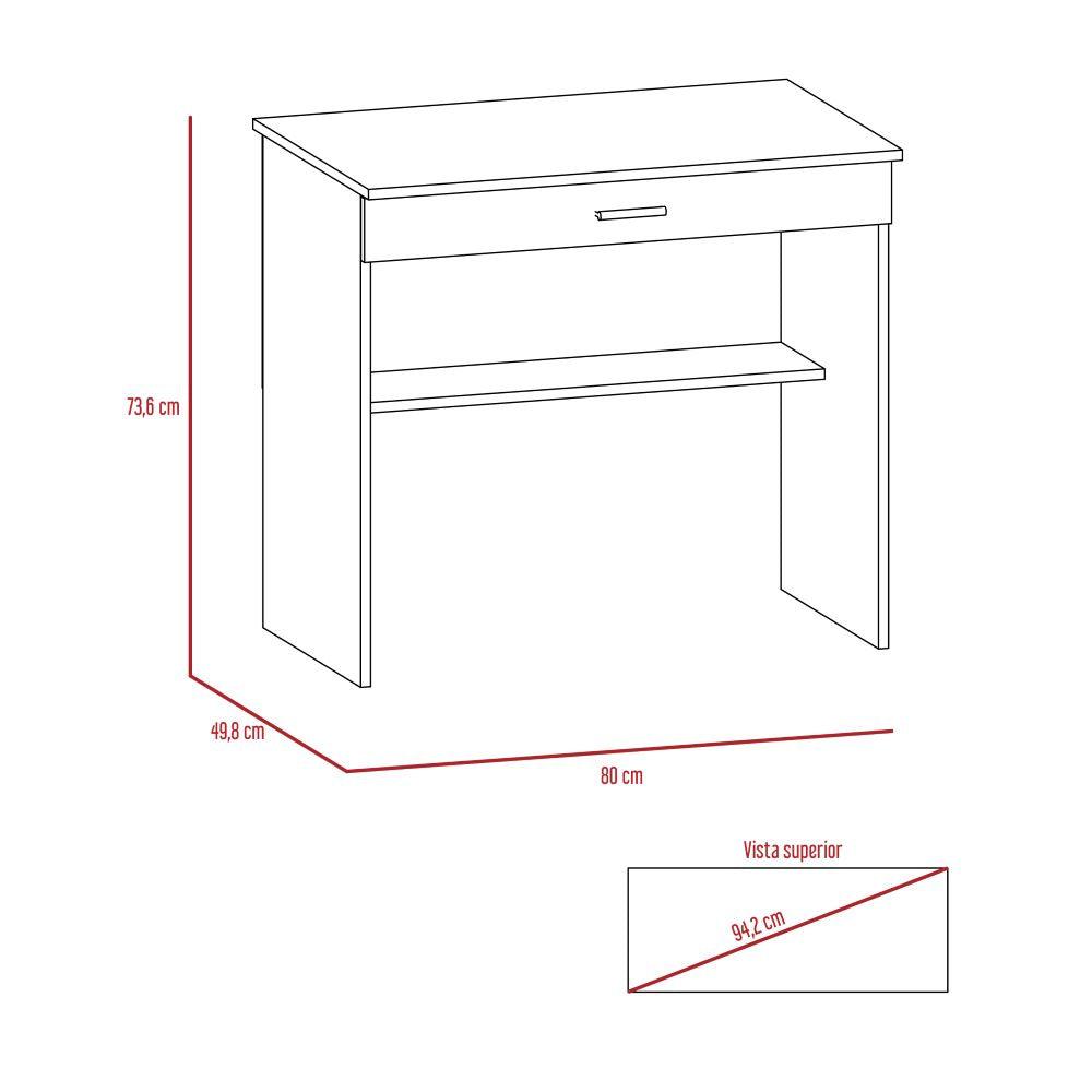 Escritorio Luxish 80C Office Wengue