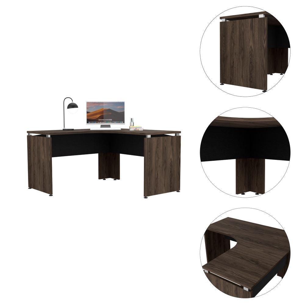 Escritorio Valuma Office L 140 Coñac Y Wengue