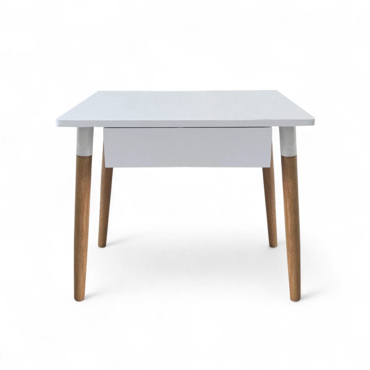 Escritorio Infantil White con Silla Curva Streem verde