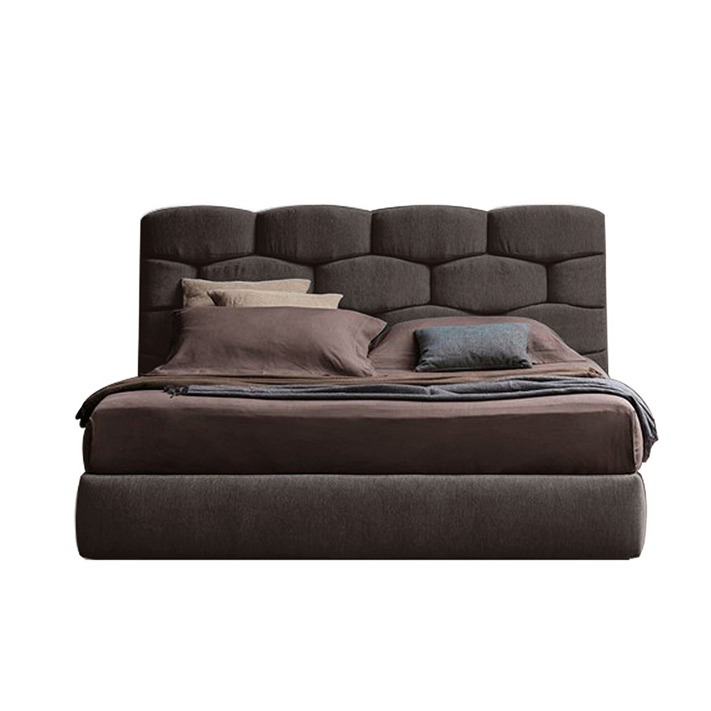 Espaldar de Cama Doble Esmeralda cafe