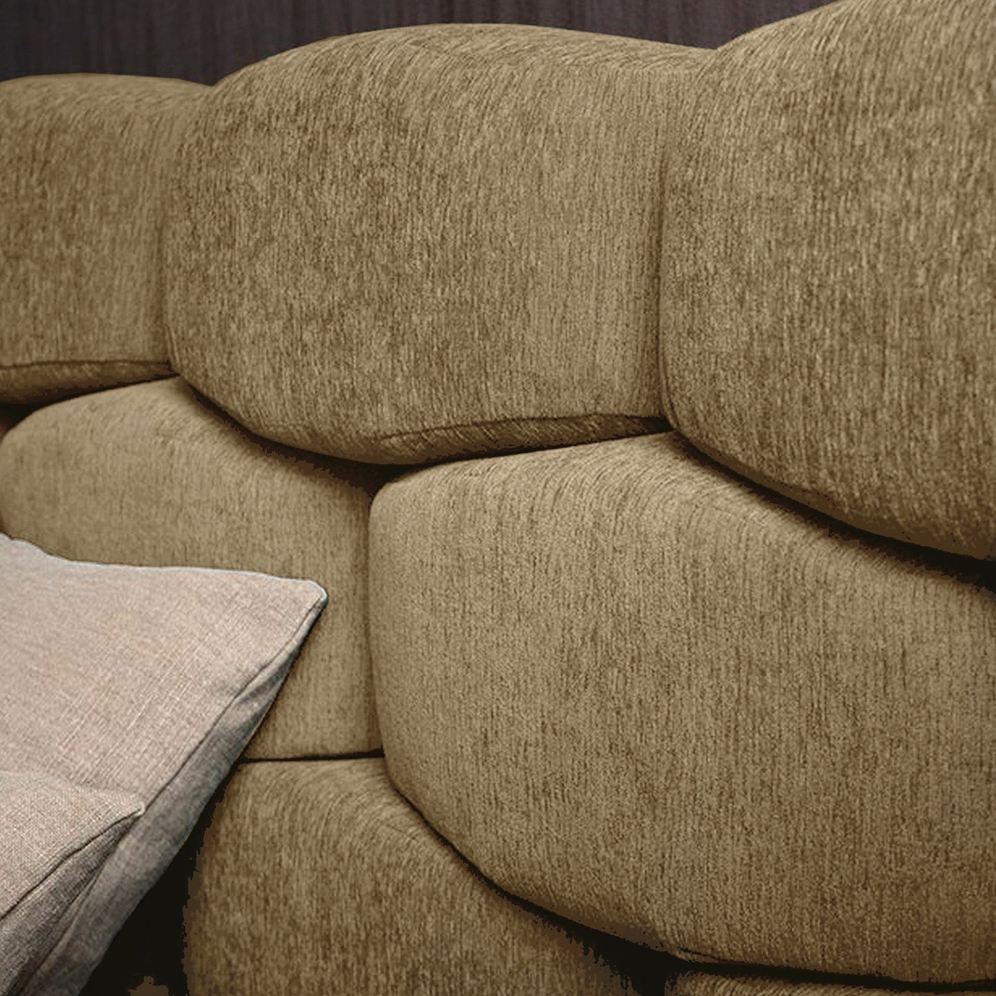 Espaldar de Cama Queen Esmeralda taupe