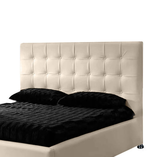 Espaldar de Cama Queen Ilusion 160x150x10 beige