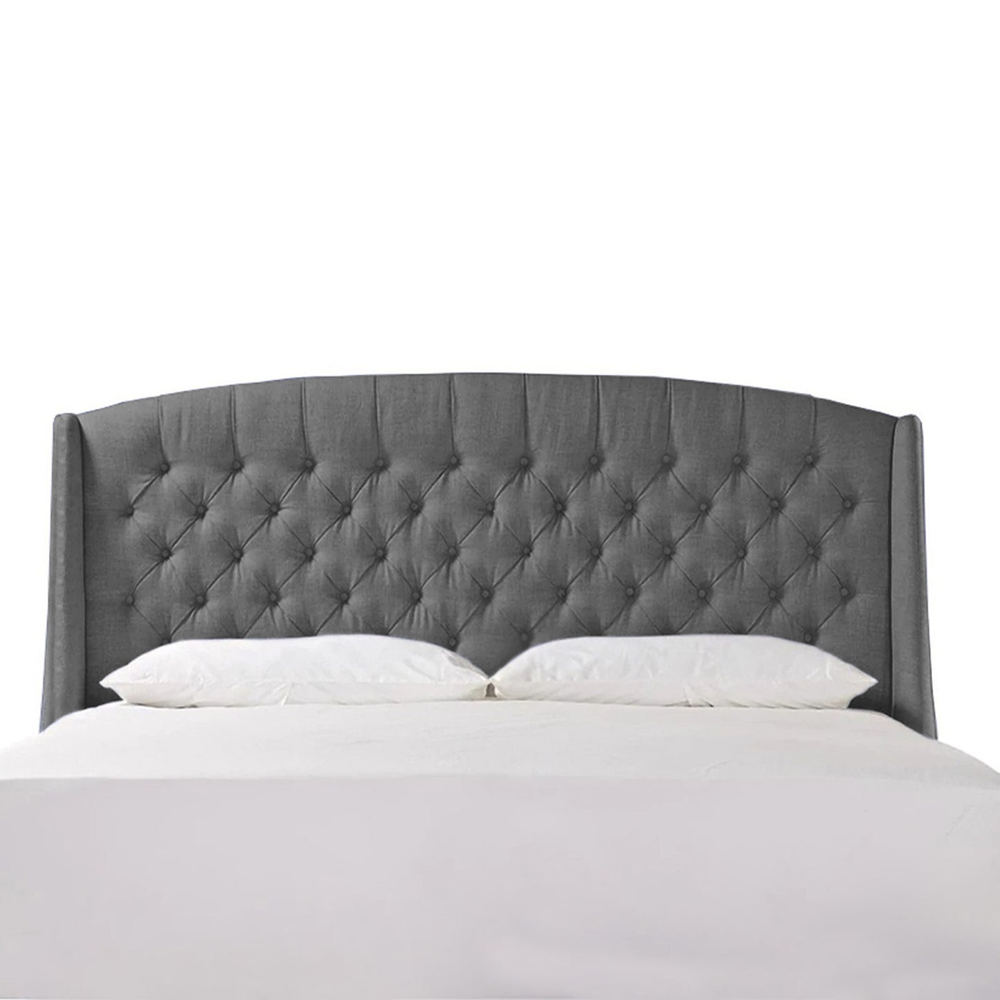 Espaldar de Cama Queen Italia gris plata