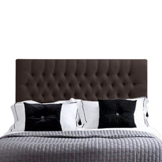 Espaldar de Cama Sencillo Paris 100x150x10 cafe