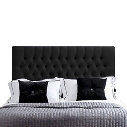 Espaldar de Cama Sencillo Paris 100x150x10 negro