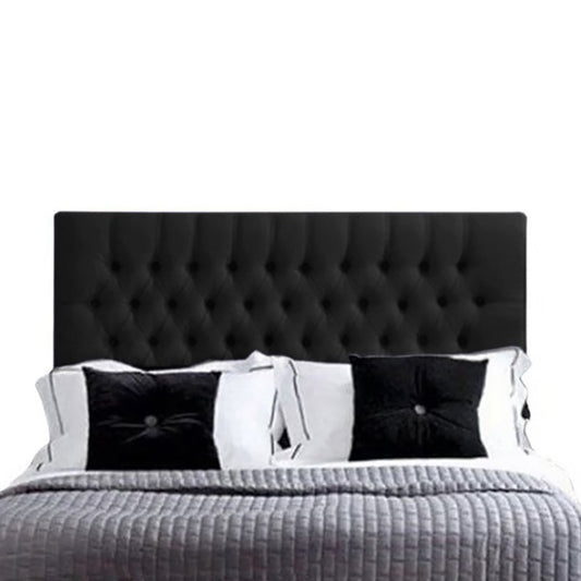 Espaldar de Cama Sencillo Paris 100x150x10 negro