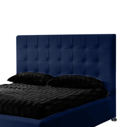Espaldar de Cama Queen Ilusion 160x150x10 azul