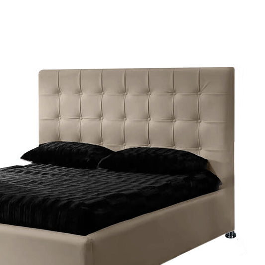 Espaldar de Cama Queen Ilusion 160x150x10 taupe