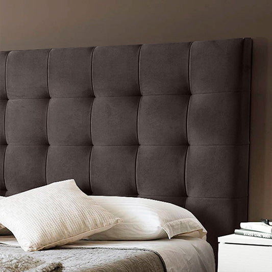 Espaldar de Cama Queen Luxury 160x150x10 cafe