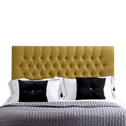 Espaldar de Cama Sencillo Paris 100x150x10 mostaza