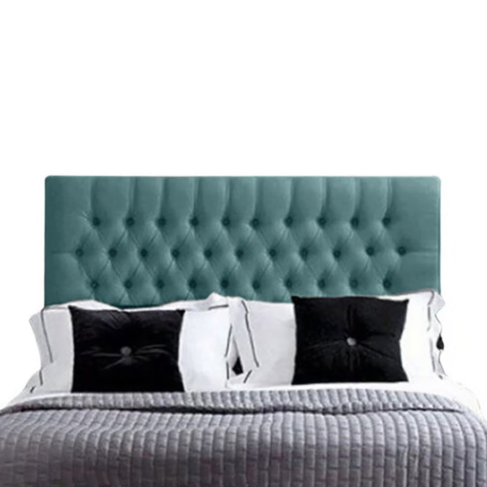 Espaldar de Cama Sencillo Paris 100x150x10 verde