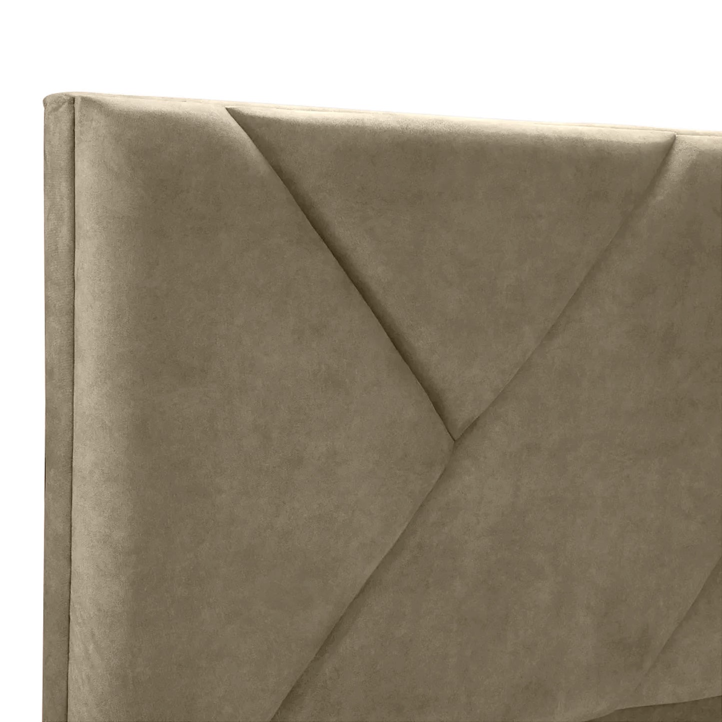 Base Cama Con Espaldar King Hampton Taupe