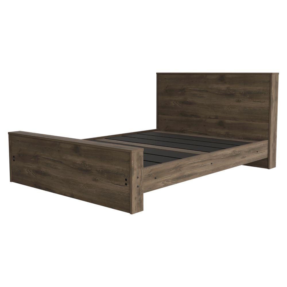 Cama Doble Syvana Nogal