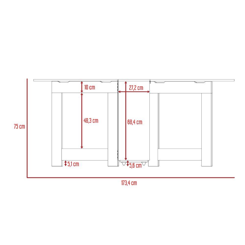Alacena Multiuso Omus Chocolate Y Wengue
