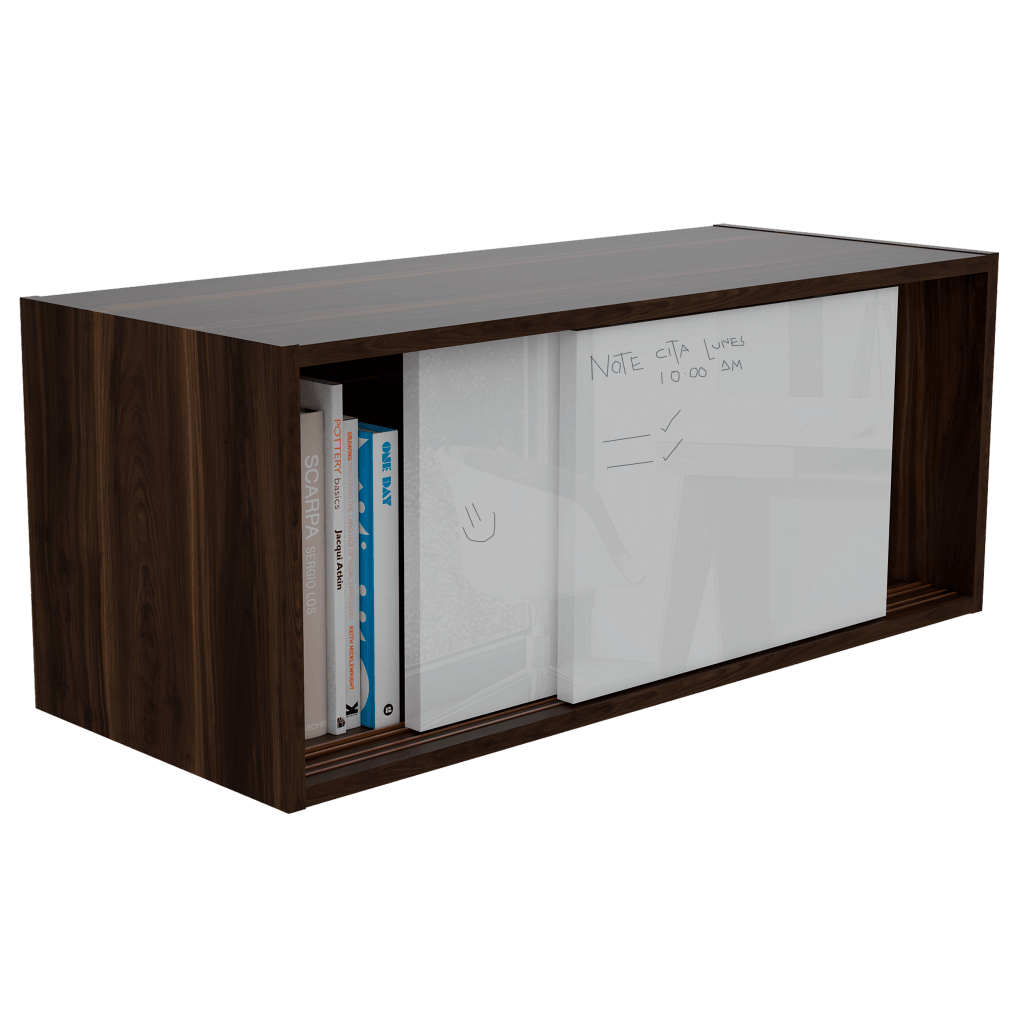 Gabinete Fureli Caoba Y Blanco Hg