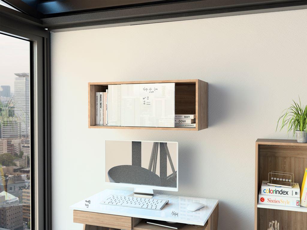 Gabinete Fureli Miel Y Blanco Hg