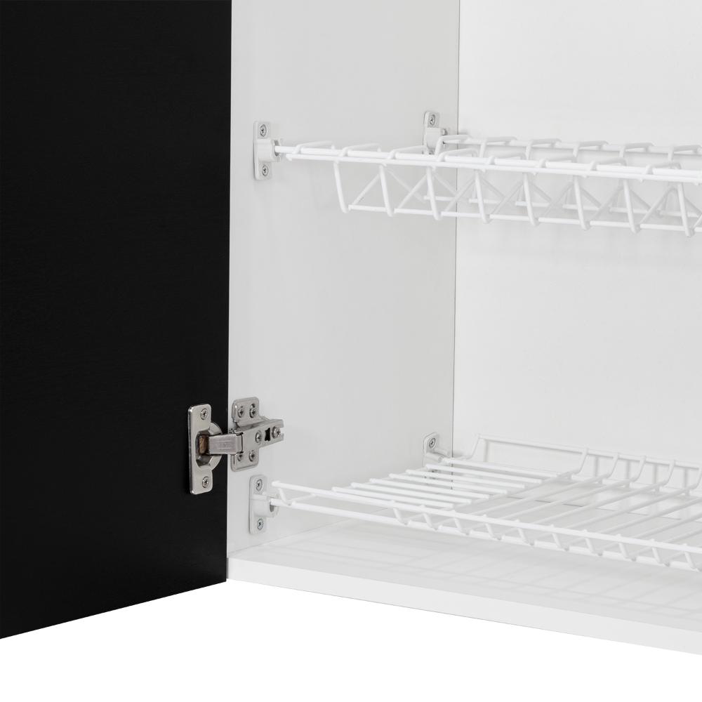 Gabinete Superior Cocina Jhonny Blanco Y Wengue 150 Cm