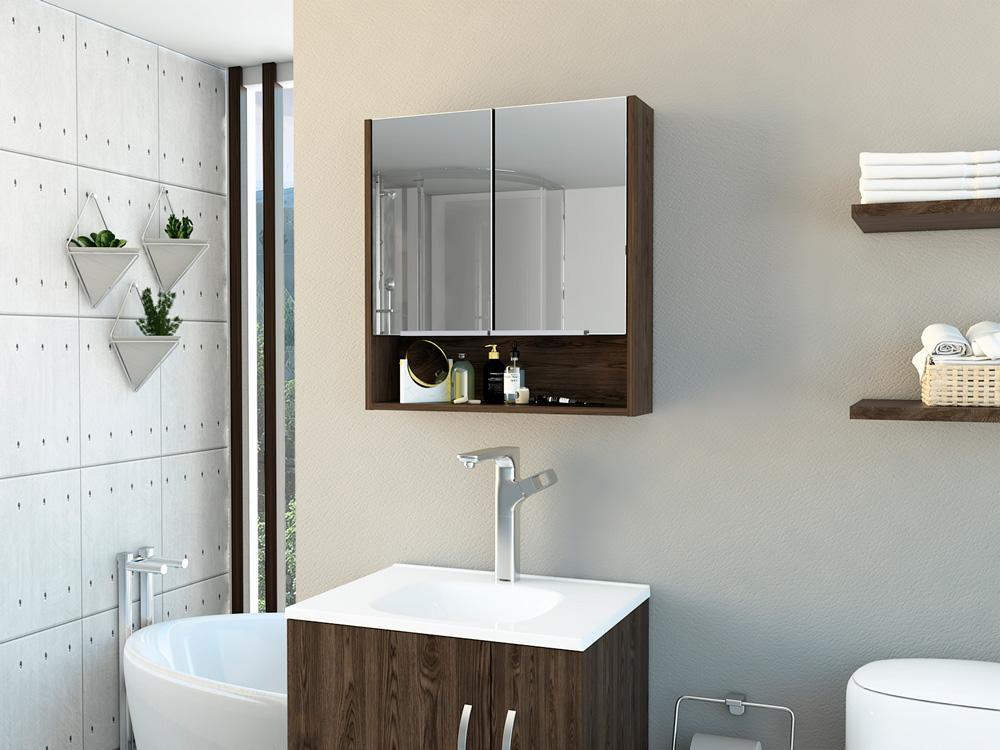 Gabinete De Baño Nelari Chocolate