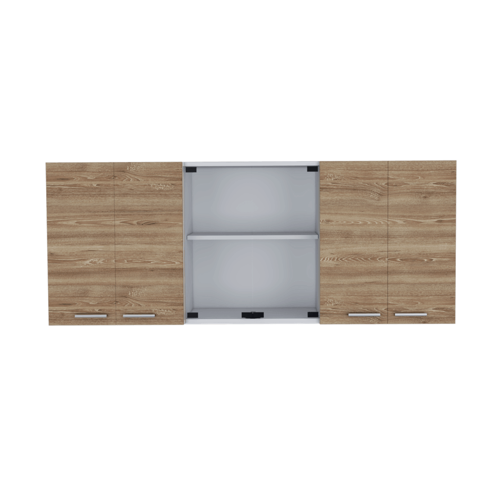 Gabinete Superior Temora Miel Y Blanco 150 Cm