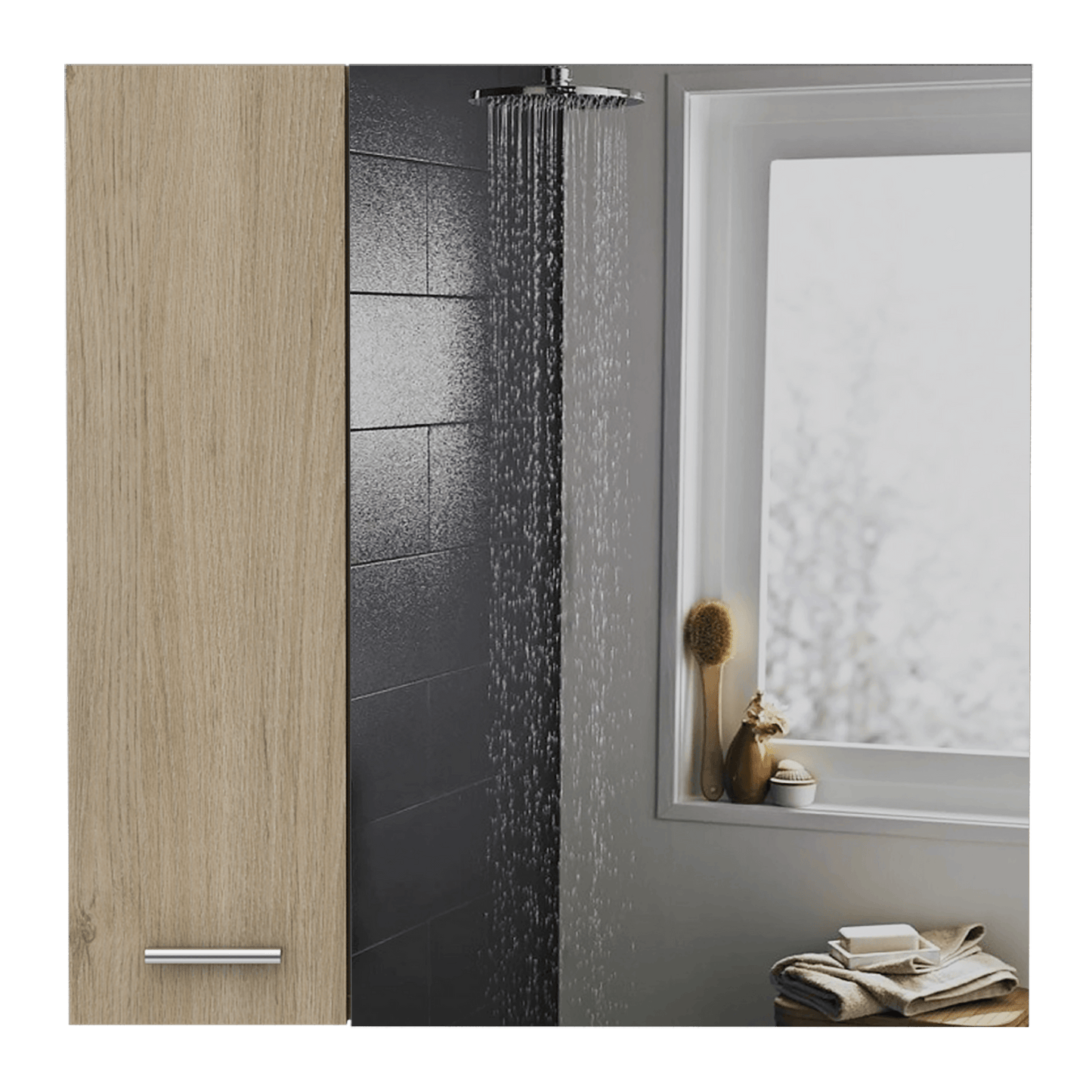 Gabinete De Baño Nebar Beige