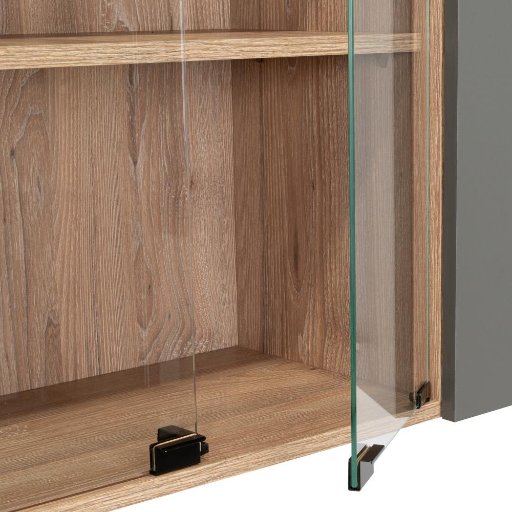 Gabinete Superior Temora Miel Y Plomo 150 Cm