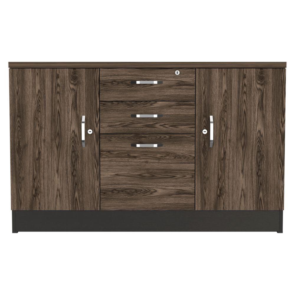 Gabinete Home Office 2 Cajones + 3 Puert