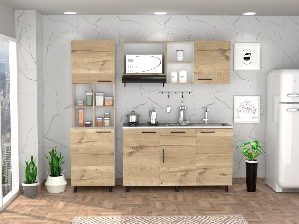 Gabinete Superior Noami Blanco Y Duna 150 Cm
