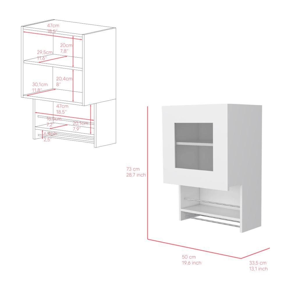 Gabinete Superior De Cocina Nicep Blanco Duqueza 50 Cm