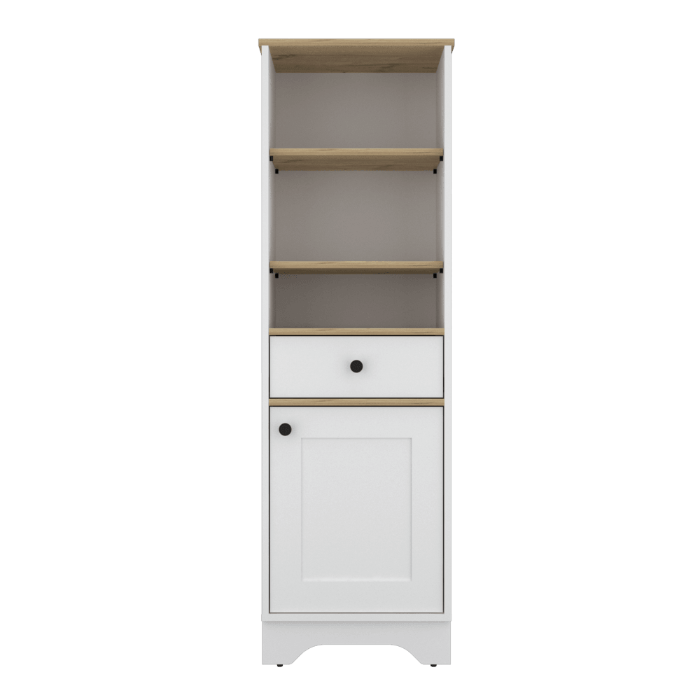 Mueble Optimizador 2 Kaleza Bi Color Blanco Duna