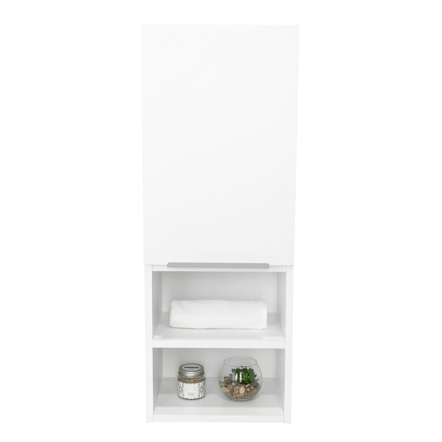 Mueble Auxiliar De Baño Lucoa Blanco