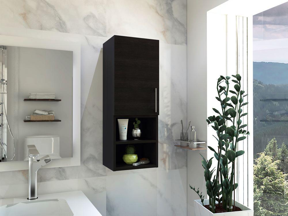 Mueble Auxiliar De Baño Varona Wengue