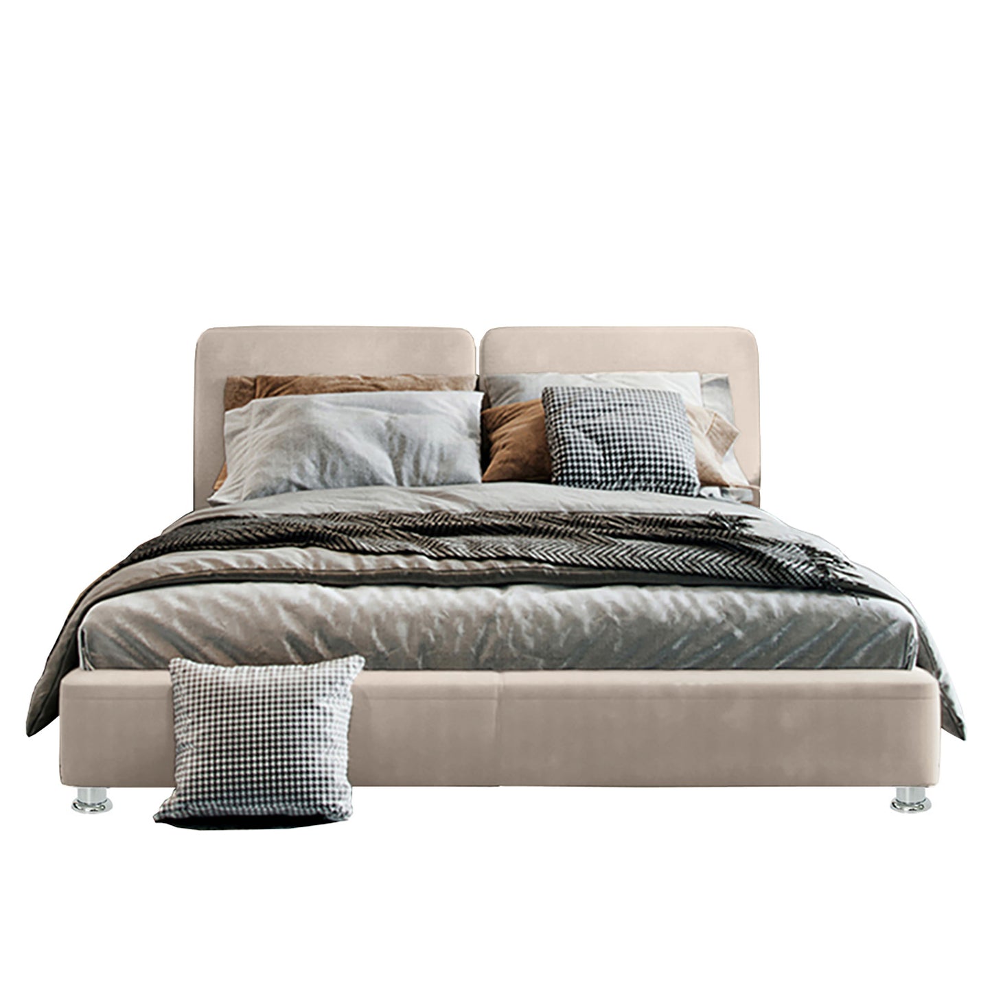 Cama King Gabor Beige