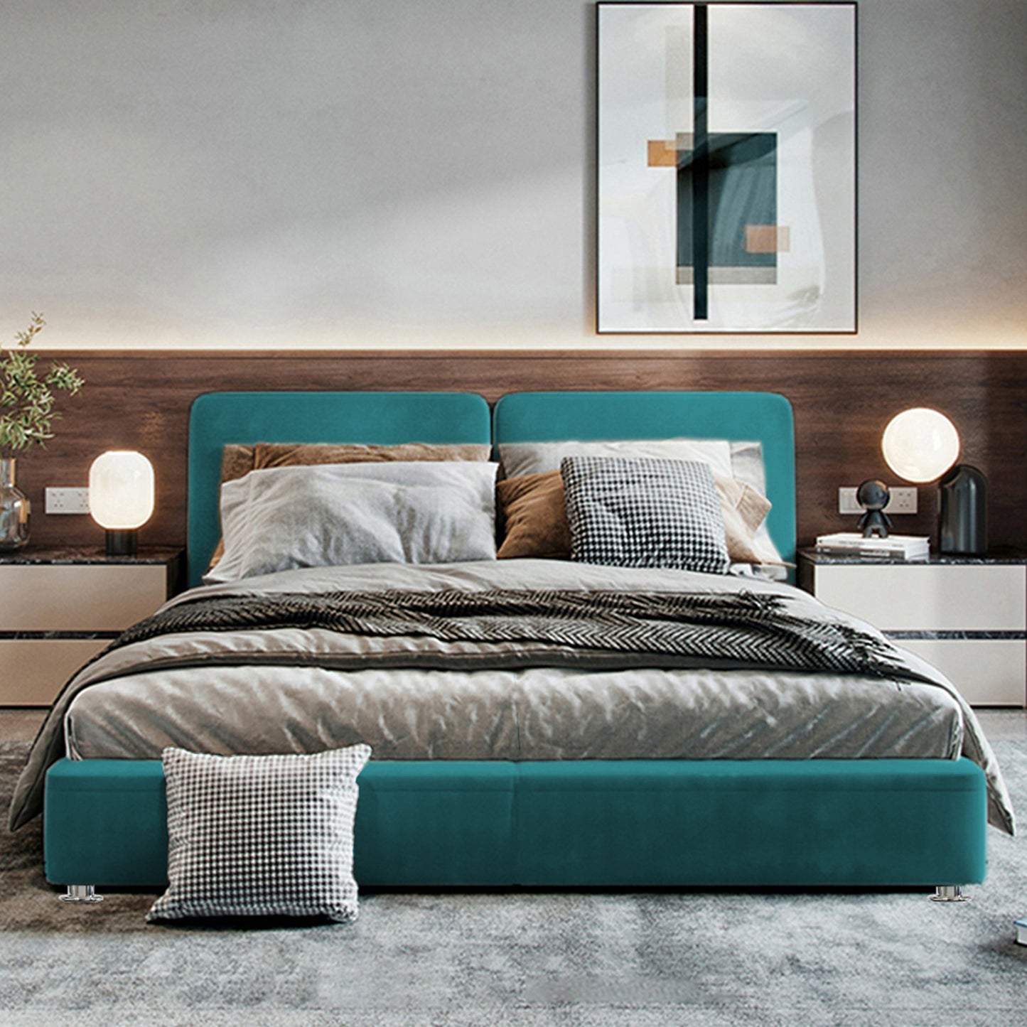 Cama Queen Gabor Verde