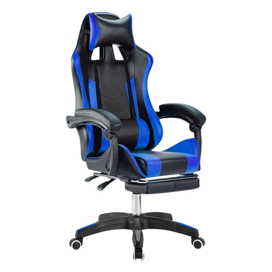 Silla Gamer Ergonomica Reclinable Kairo Azul