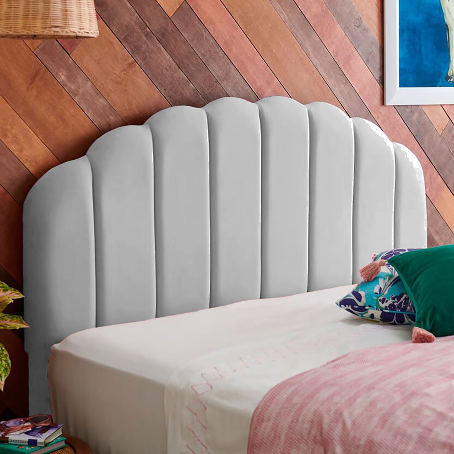 Base Cama con Espaldar Semidoble Infantil Coral gris