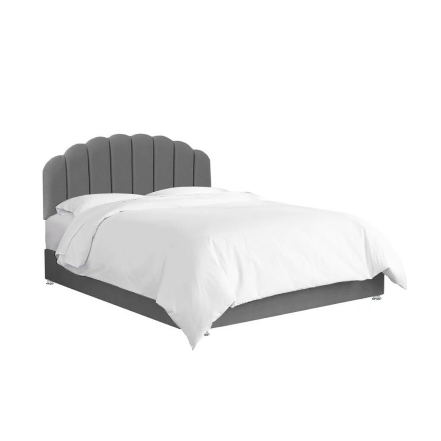 Base Cama con Espaldar Semidoble Infantil Coral gris plomo
