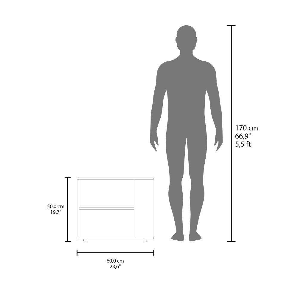 Mueble Auxiliar Quireya (1C) Blanco Mqz 5