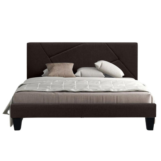Base Cama Con Espaldar King Hampton Cafe