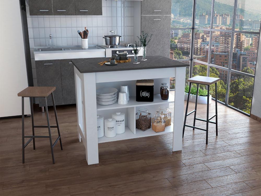 Isla Serima De Cocina Onix Blanco
