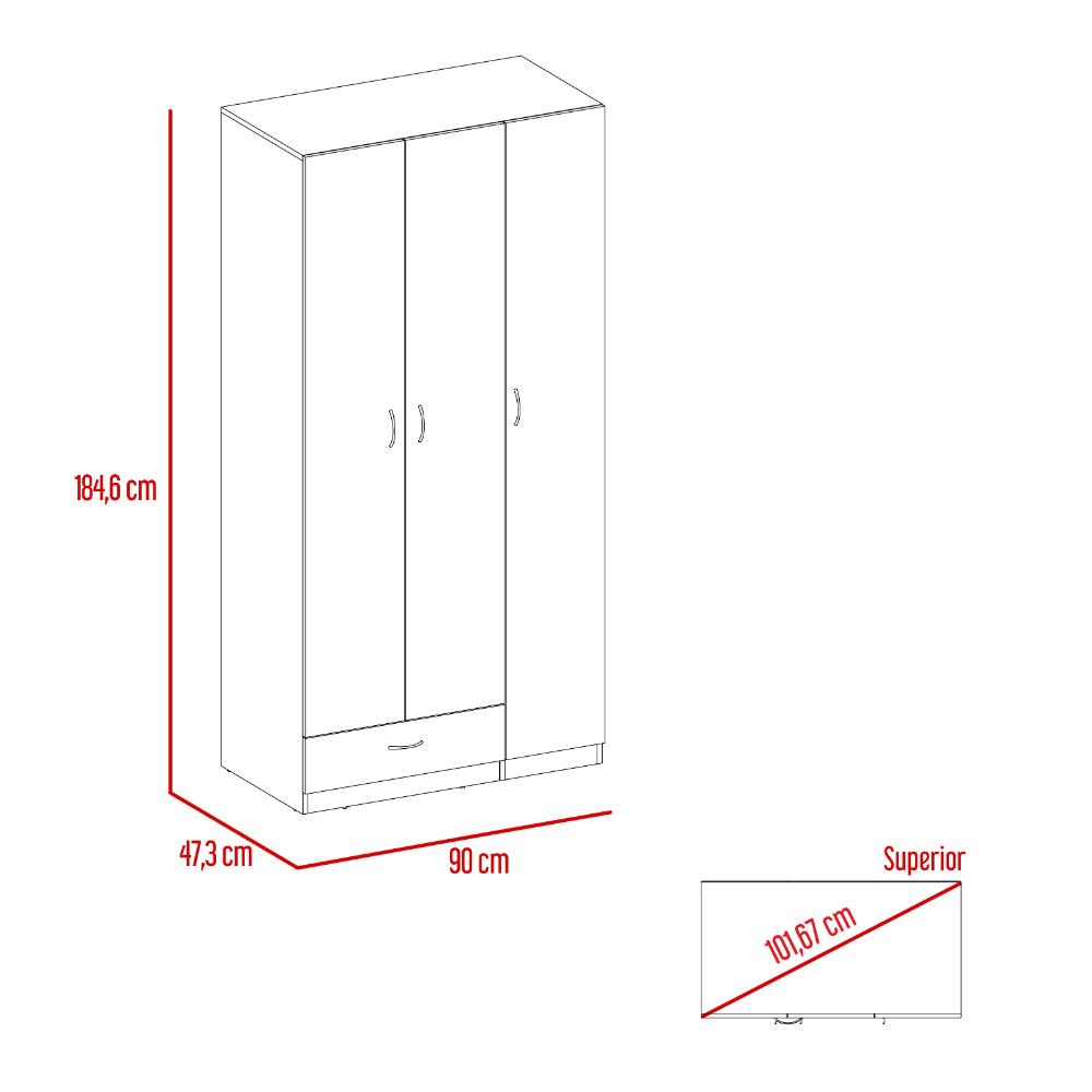 Armario Kloeple Z 1 Cajon Blanco