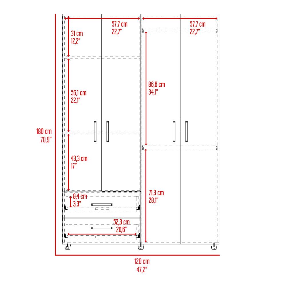 Closet Silari Basic (2C) Europeo/