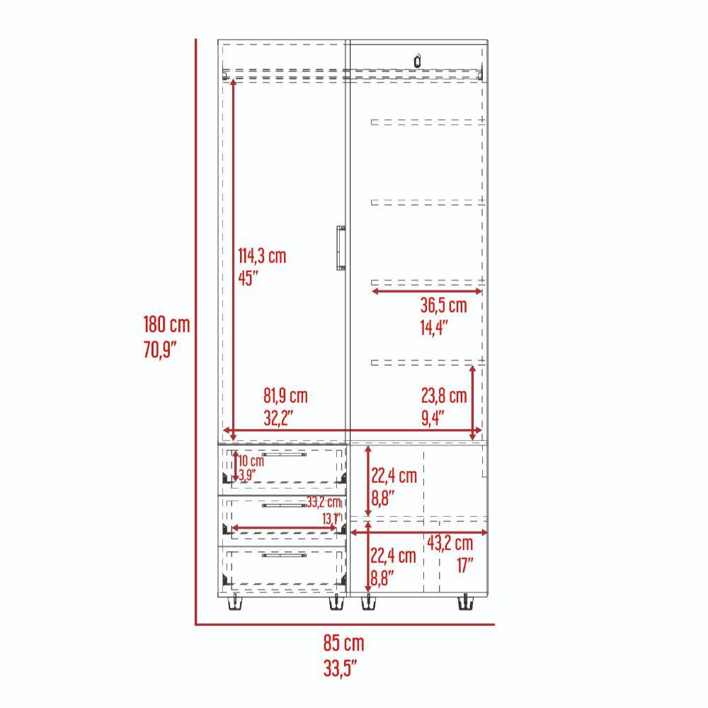 Closet Esquinero Teuleus Wengue