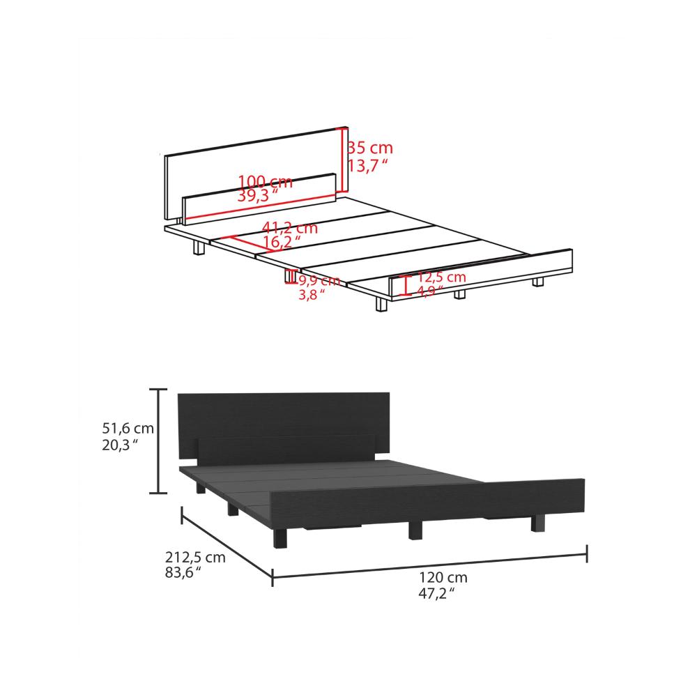 Cama Semi Doble Okria Wengue