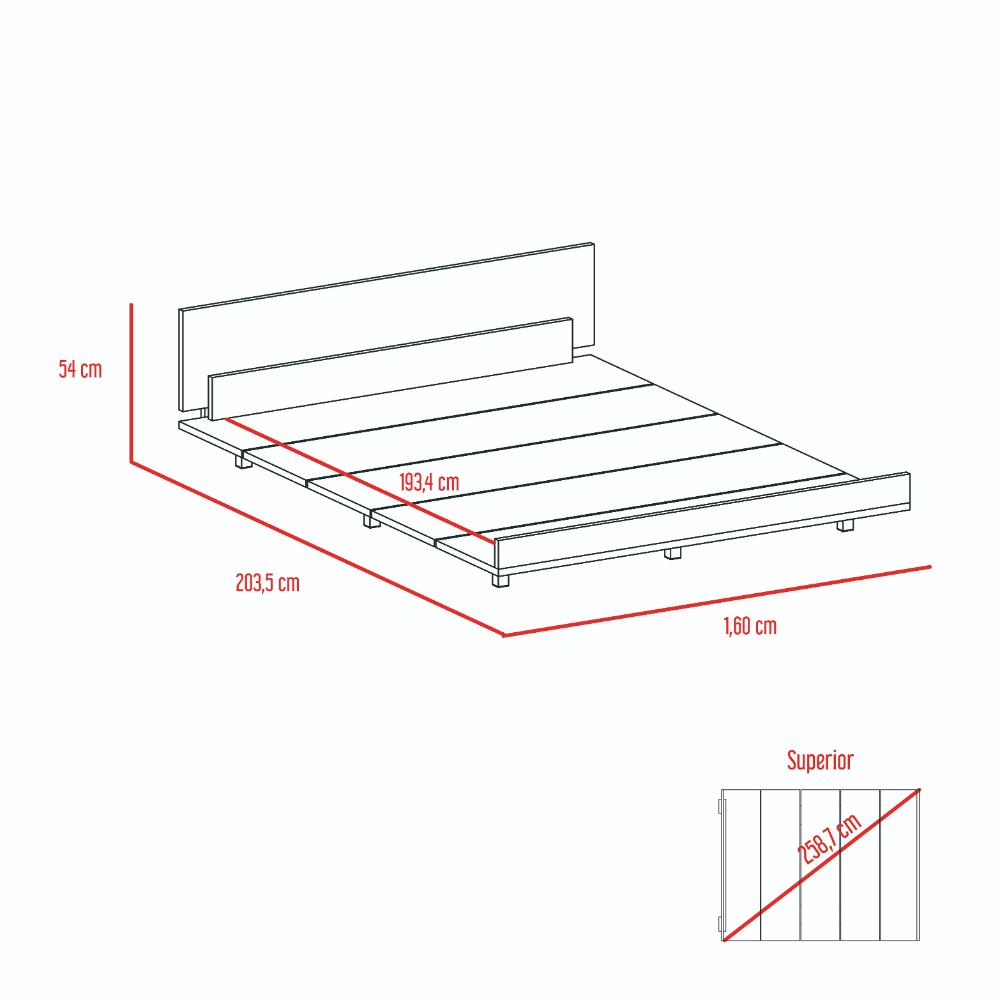 Cama Matrimonial Okria Wesley Rovere