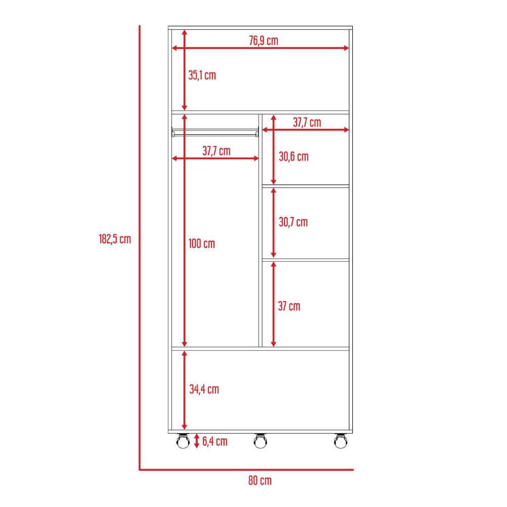 Closet Olko Rovere Y Blanco