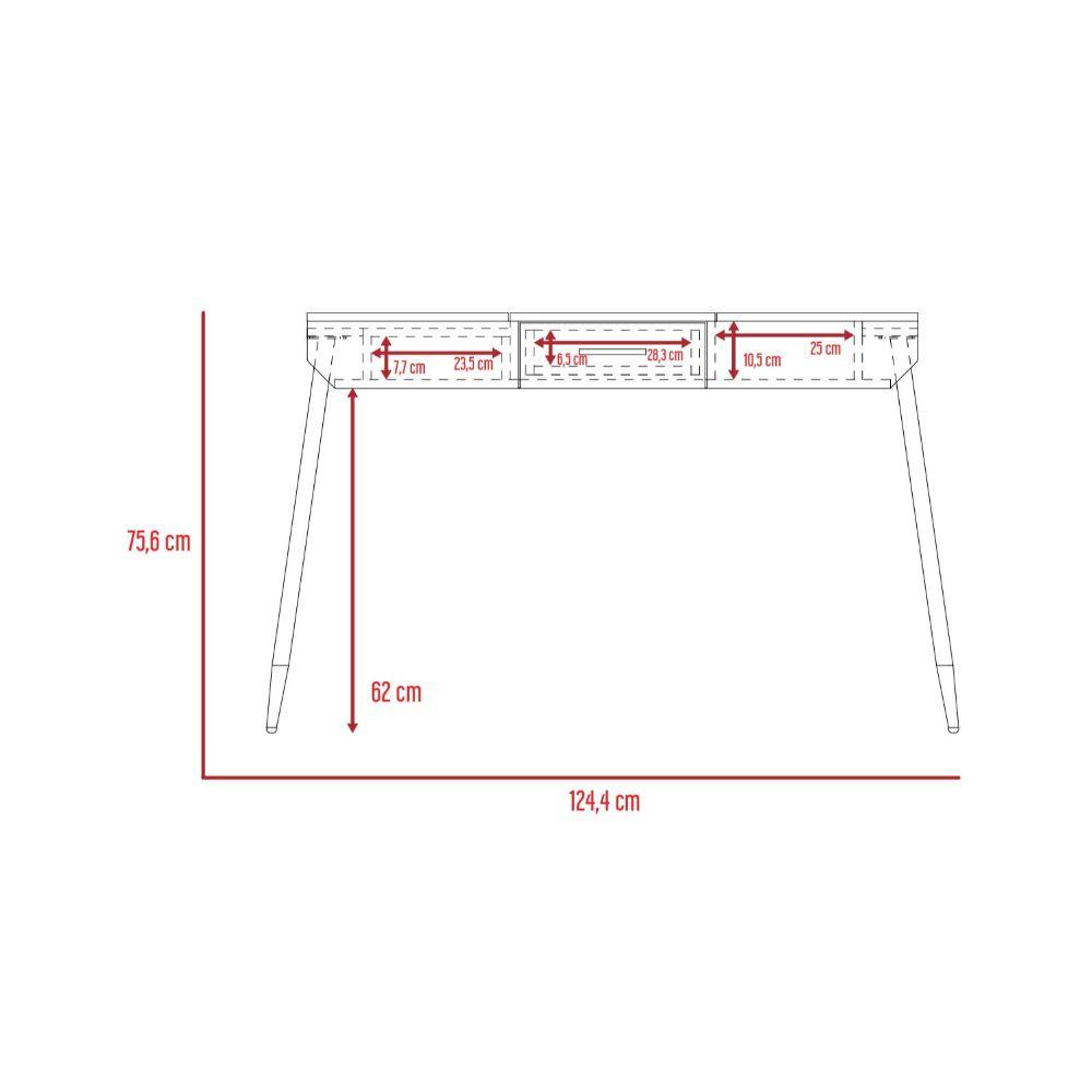 Escritorio Office Dereky 120 Funcional Duna