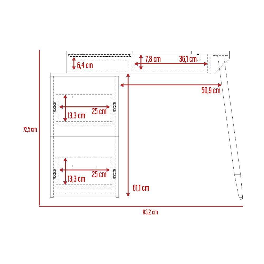 Escritorio Tonck Office 90 Wengue
